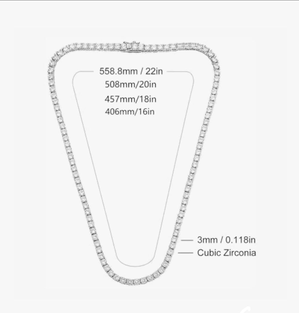 EternaGlow™ Lab Diamond Tennis chain