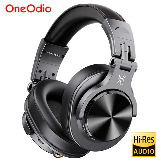 Oneodio Fusion A70 Bluetooth 5.2 Headphones Hi-Res Audio Over Ear Wireless headphones 72H