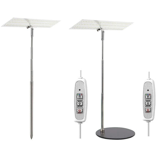 Full Spectrum Plant Lamp Height Adjustable LED Standing Grow Lamp Hydroponics Growing Light for Seedlings Indoor Plants